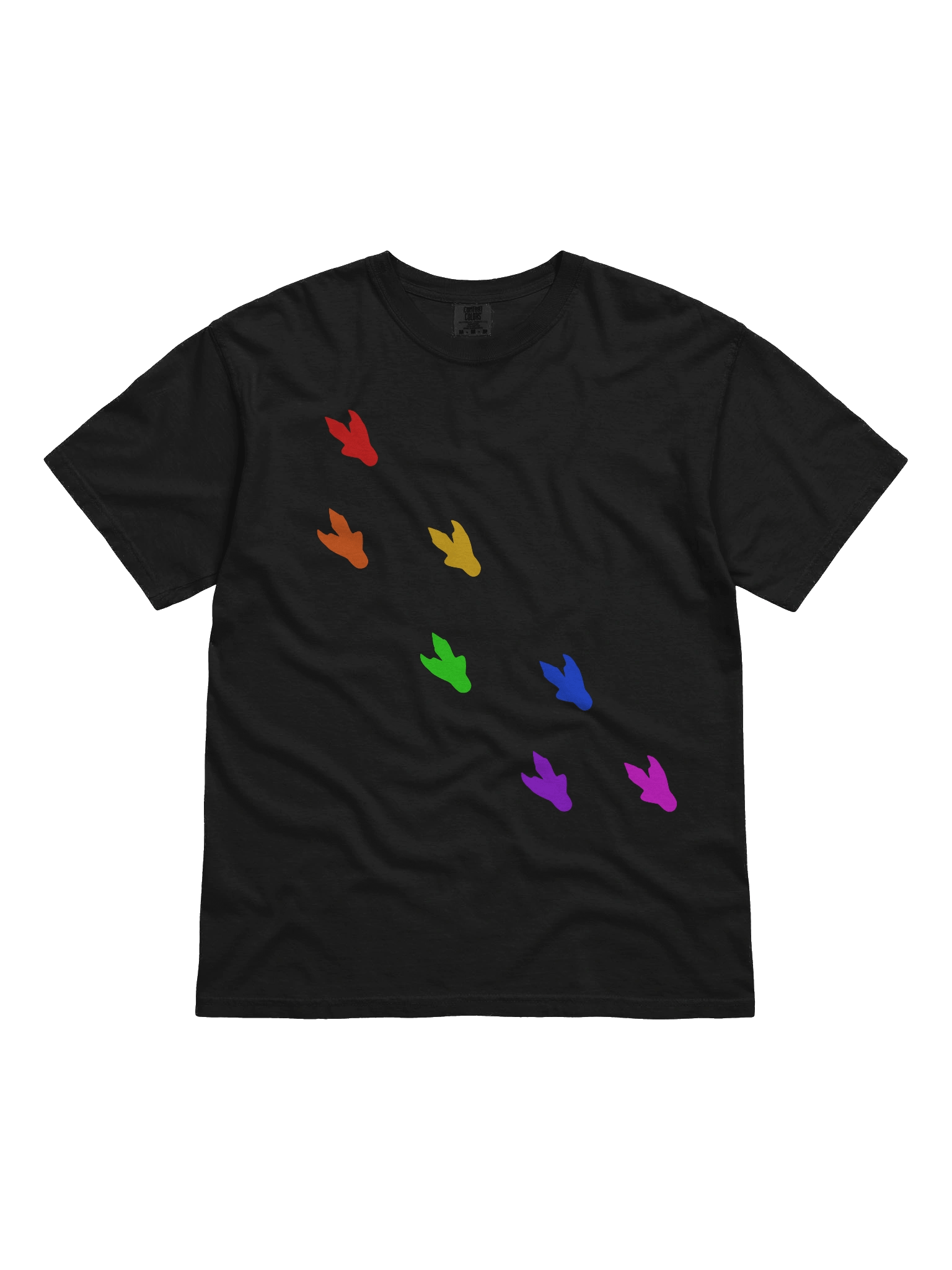 Raptor Tracks T-Shirt (Rainbow) product image (1)