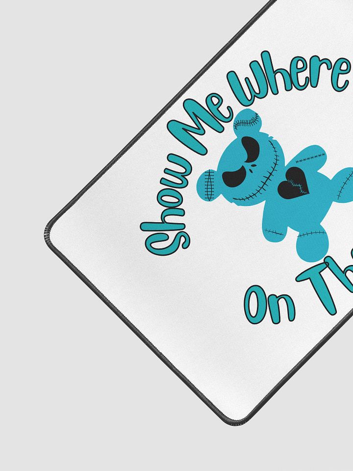 Where On Bear Desk Mat 12x18 product image (2)