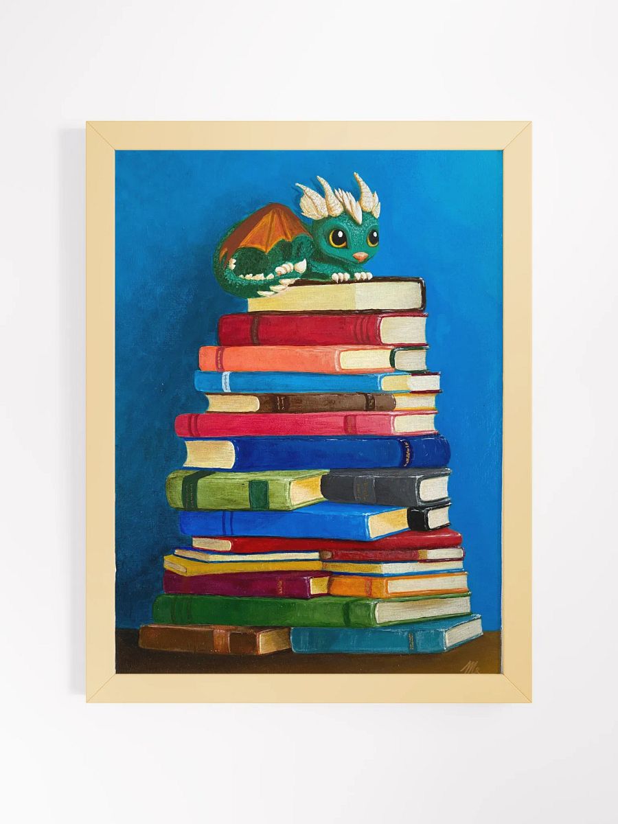 Poster Print of Spellbound : The Book Nook Dragon product image (1)