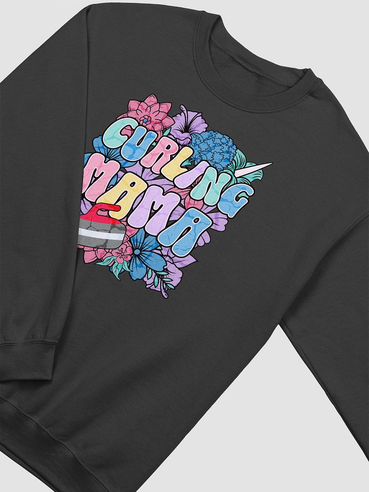 Curling Mama Floral Crewneck Sweatshirt product image (2)