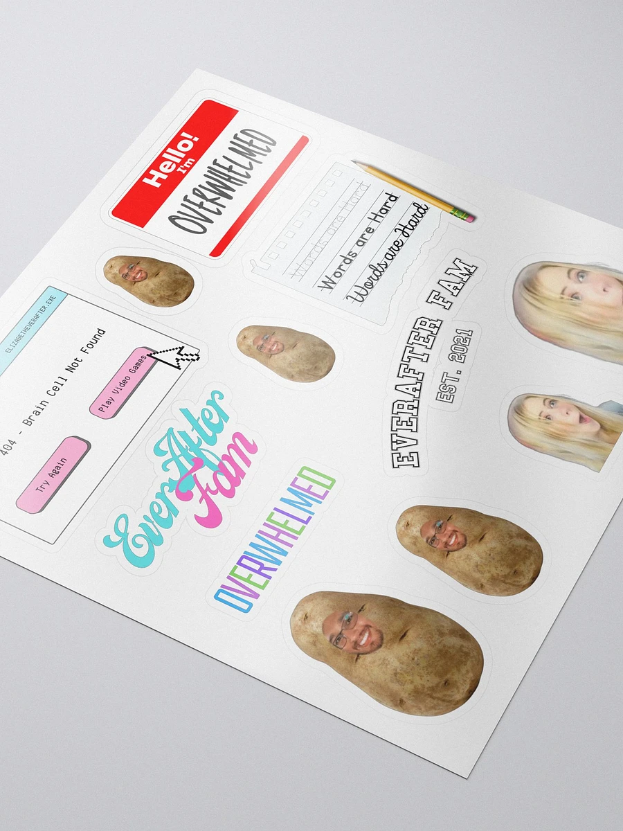 EverAfter Fam Sticker Sheet product image (3)