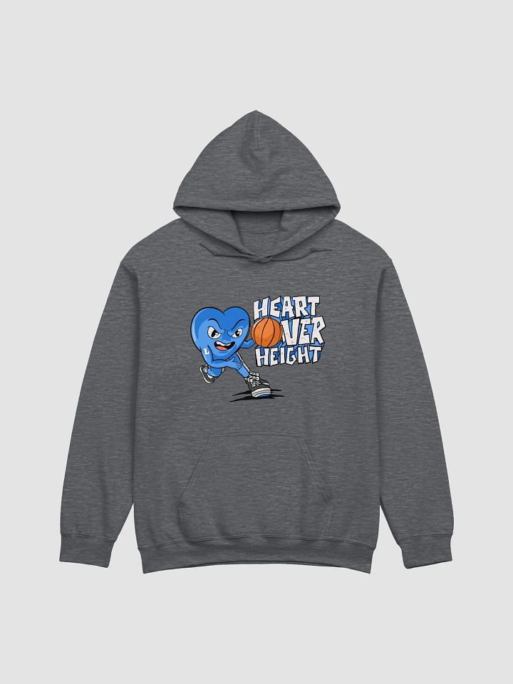 Heart Over Height Blue Basketball Hoodie product image (1)