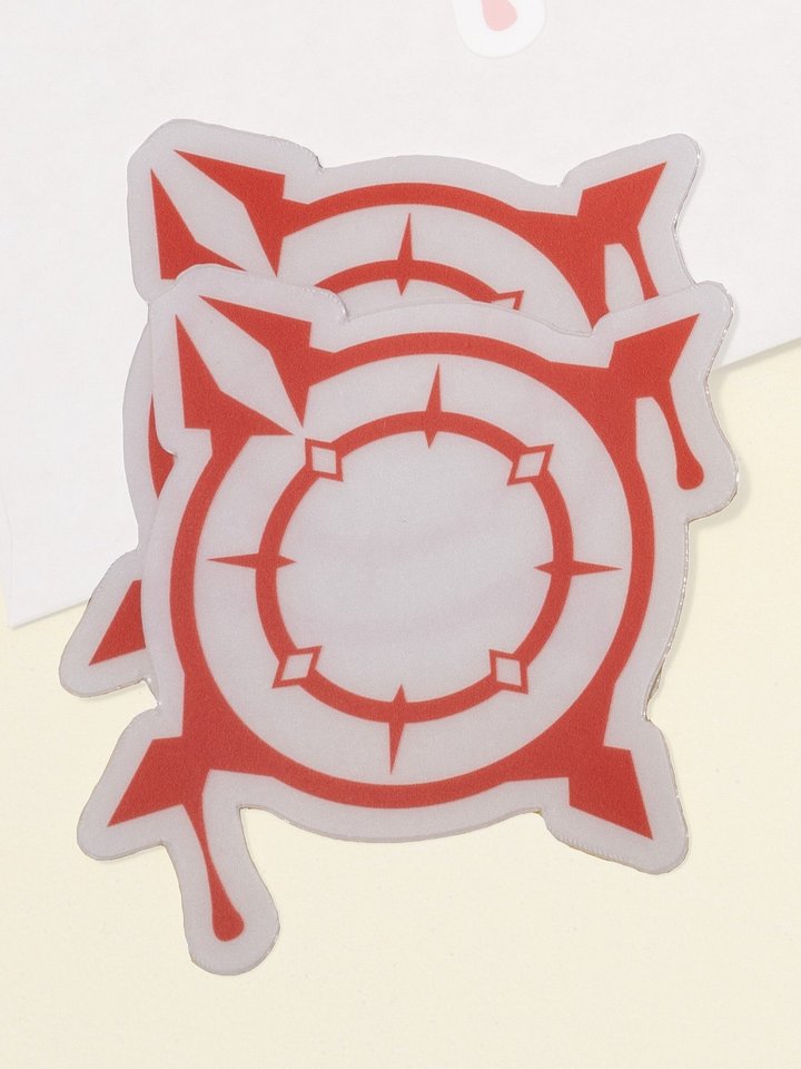 Blood Halo Stickers - Transparent (Ships from Japan) product image (2)