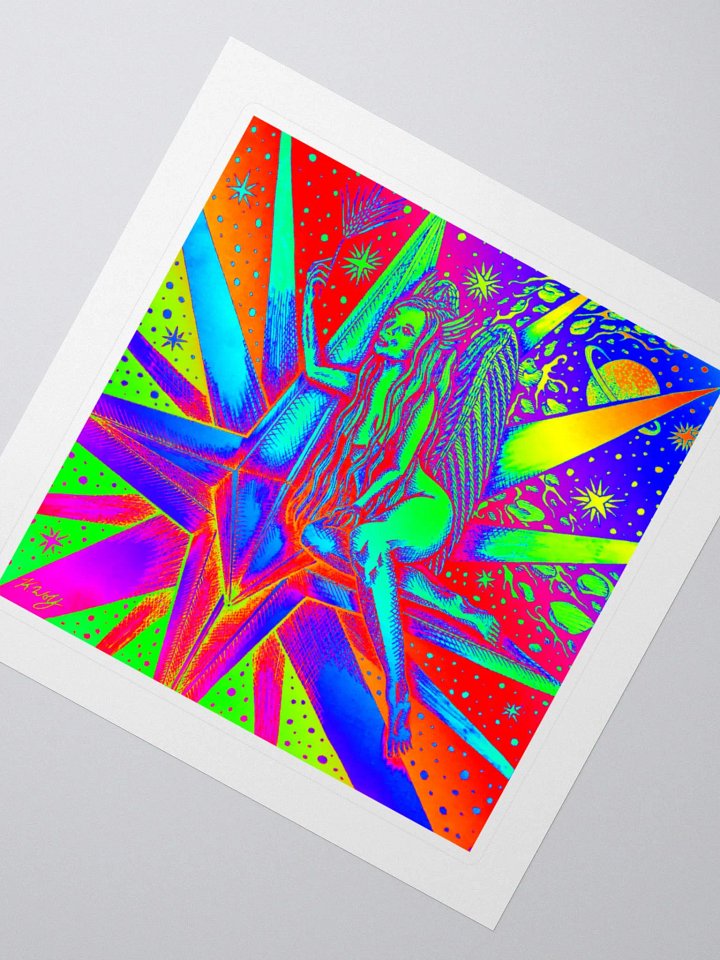 Limited Edition Full Rainbow Limited Edition Virgo Zodiac Kiss Cut Stickers product image (2)