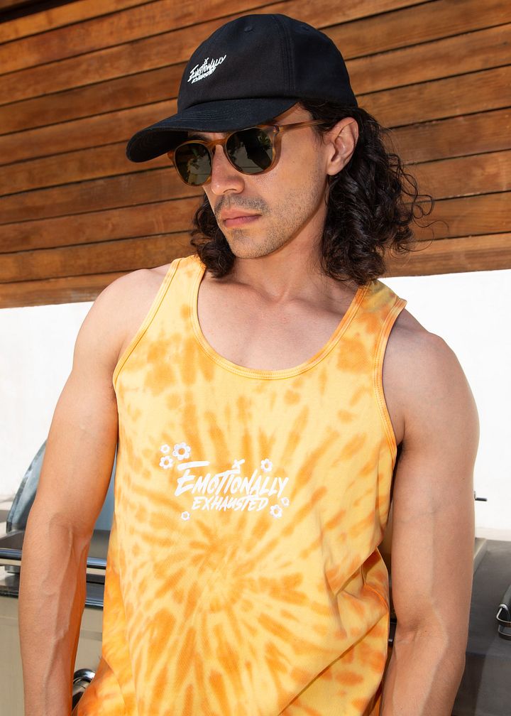 Emotionally Exhausted Tie-Dye Tank product image (1)