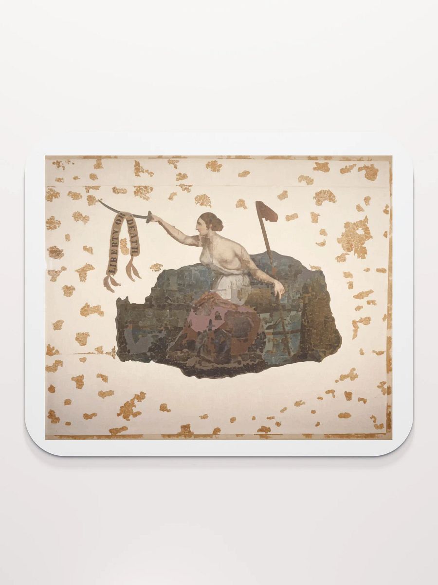 Liberty or Death – San Jacinto Battle Flag Mouse Pad product image (1)