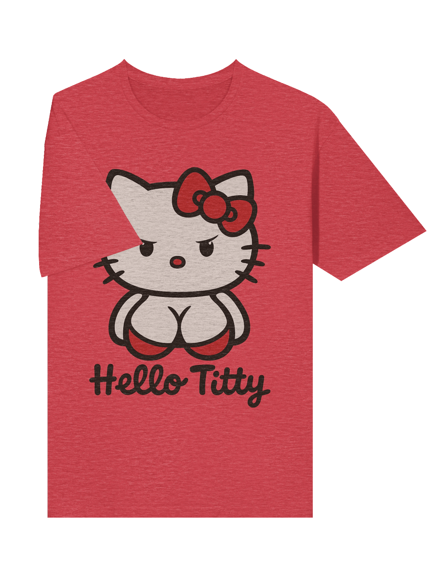 Hello Kitty Parody T-Shirt | Funny Adult Meme Tee for Gamers & Collectors product image (41)