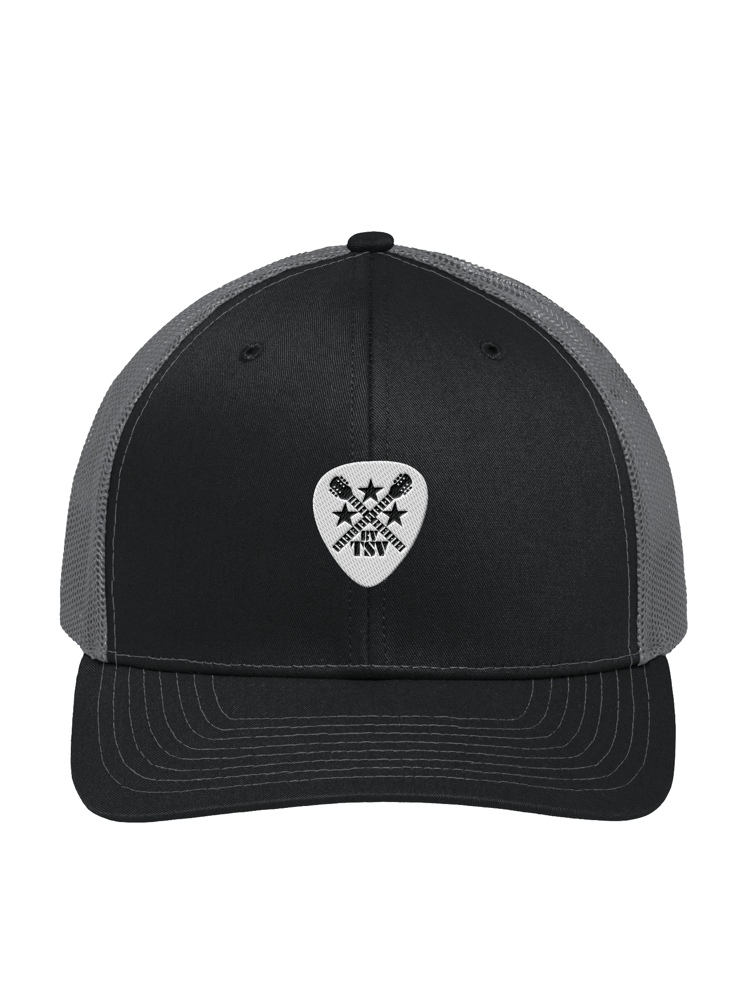 TSV Bearded Villains Richardson Snapback Trucker | Guitar Pick Front Logo | Premium Embroidered Hat product image (1)