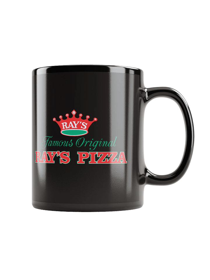 Ray's Pizza Black Glossy Mug product image (1)