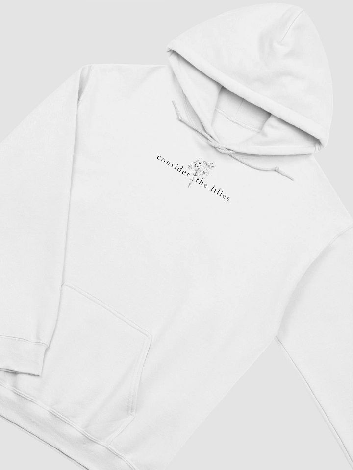Consider the Lilies Black Print Hoodie product image (2)