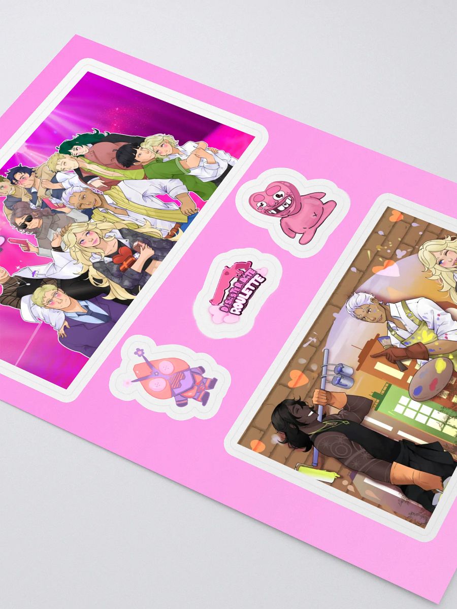 Disaster Disaster Date Roulette Sticker Set product image (3)
