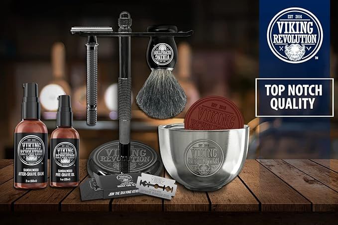 Viking Revolution Luxury Safety Razor Shaving Kit - The Ultimate Grooming Experience product image (3)