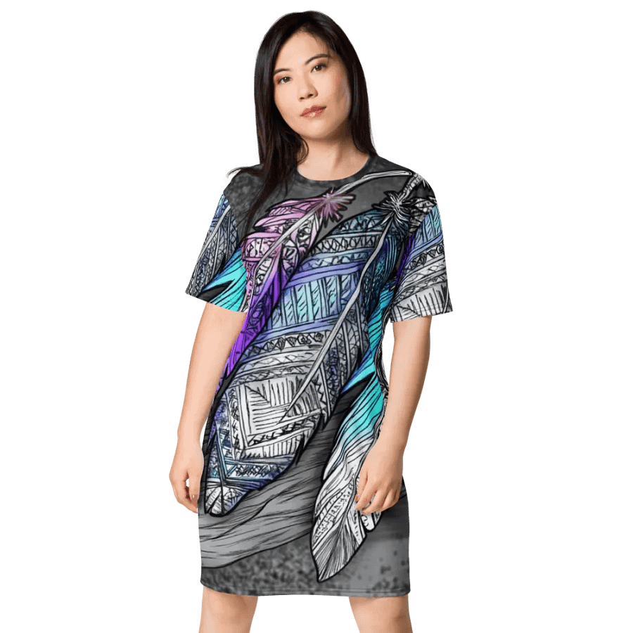 G Feathers, T-Shirt Dress product image (3)