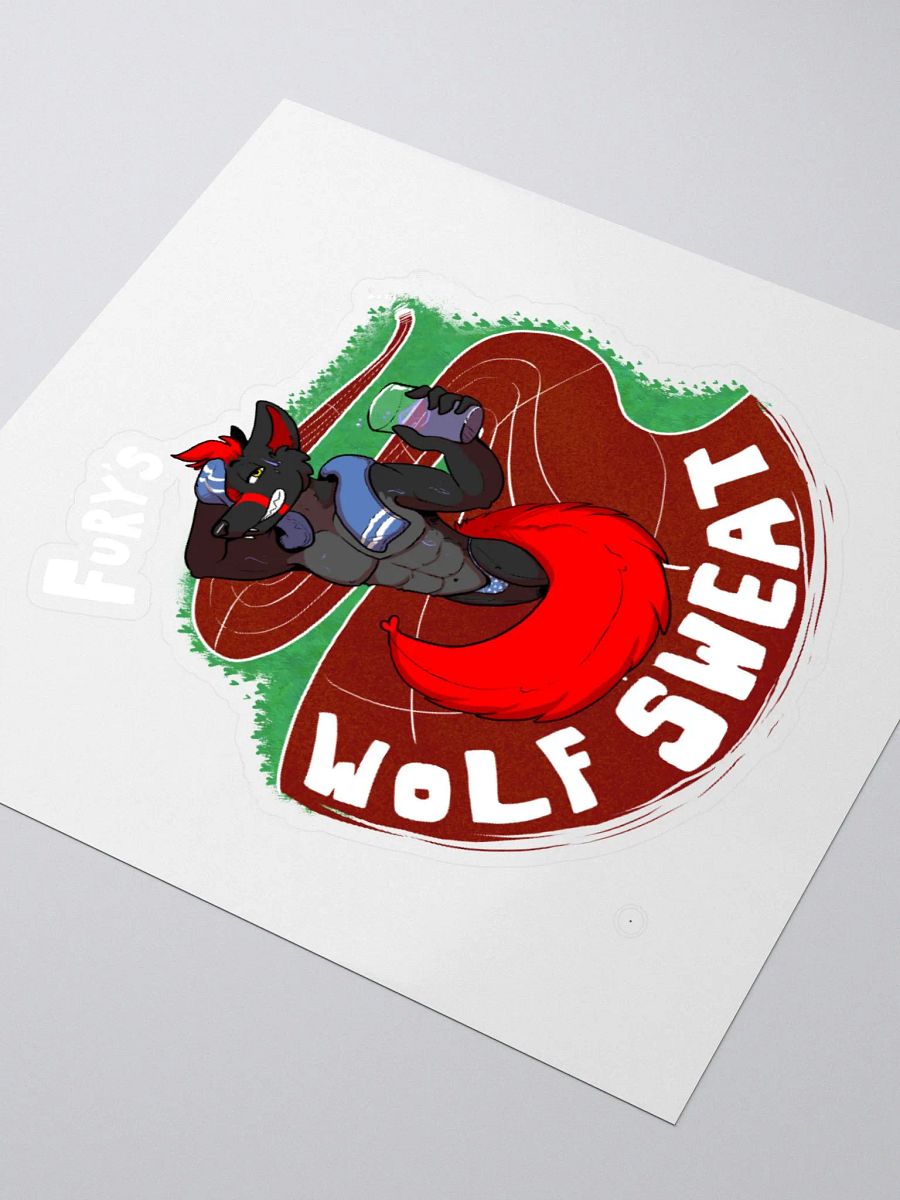 Fury's Wolf Sweat! Sticker product image (12)