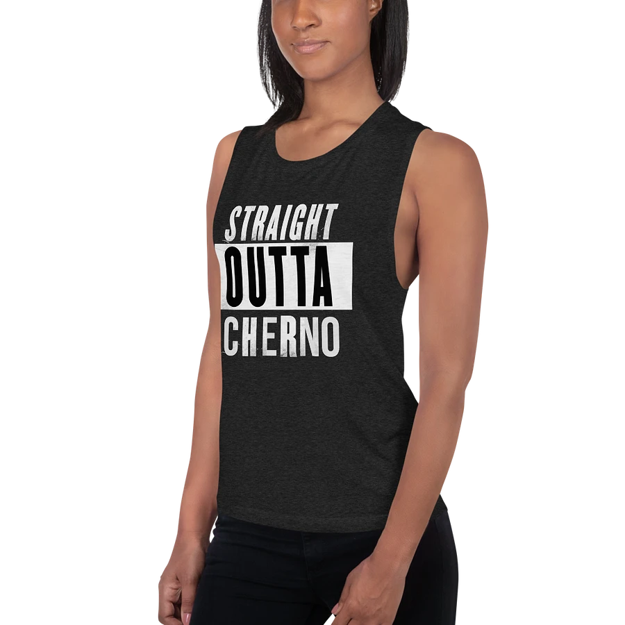 Straight Outta Cherno Women's Flowy Muscle Tank product image (2)