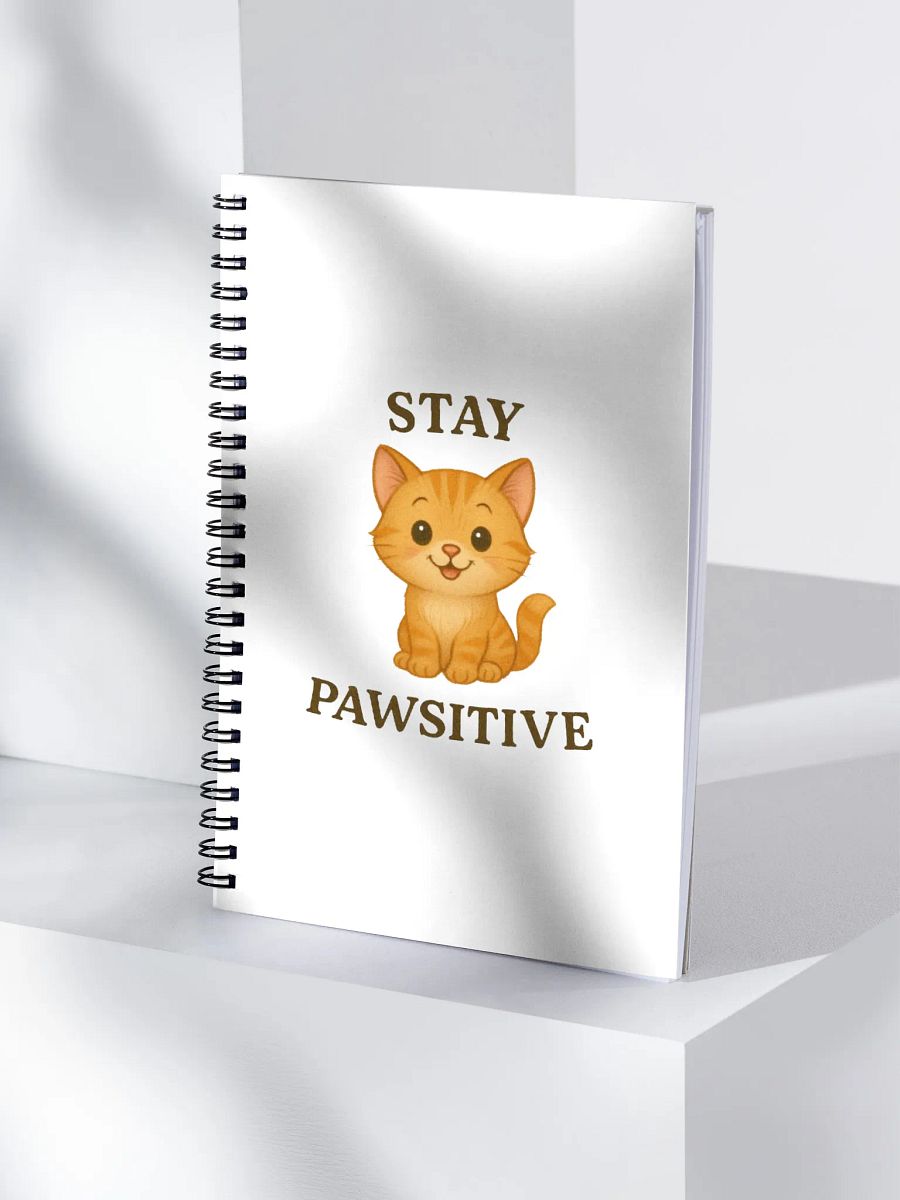 Stay Pawsitive Spiral Notebook product image (4)