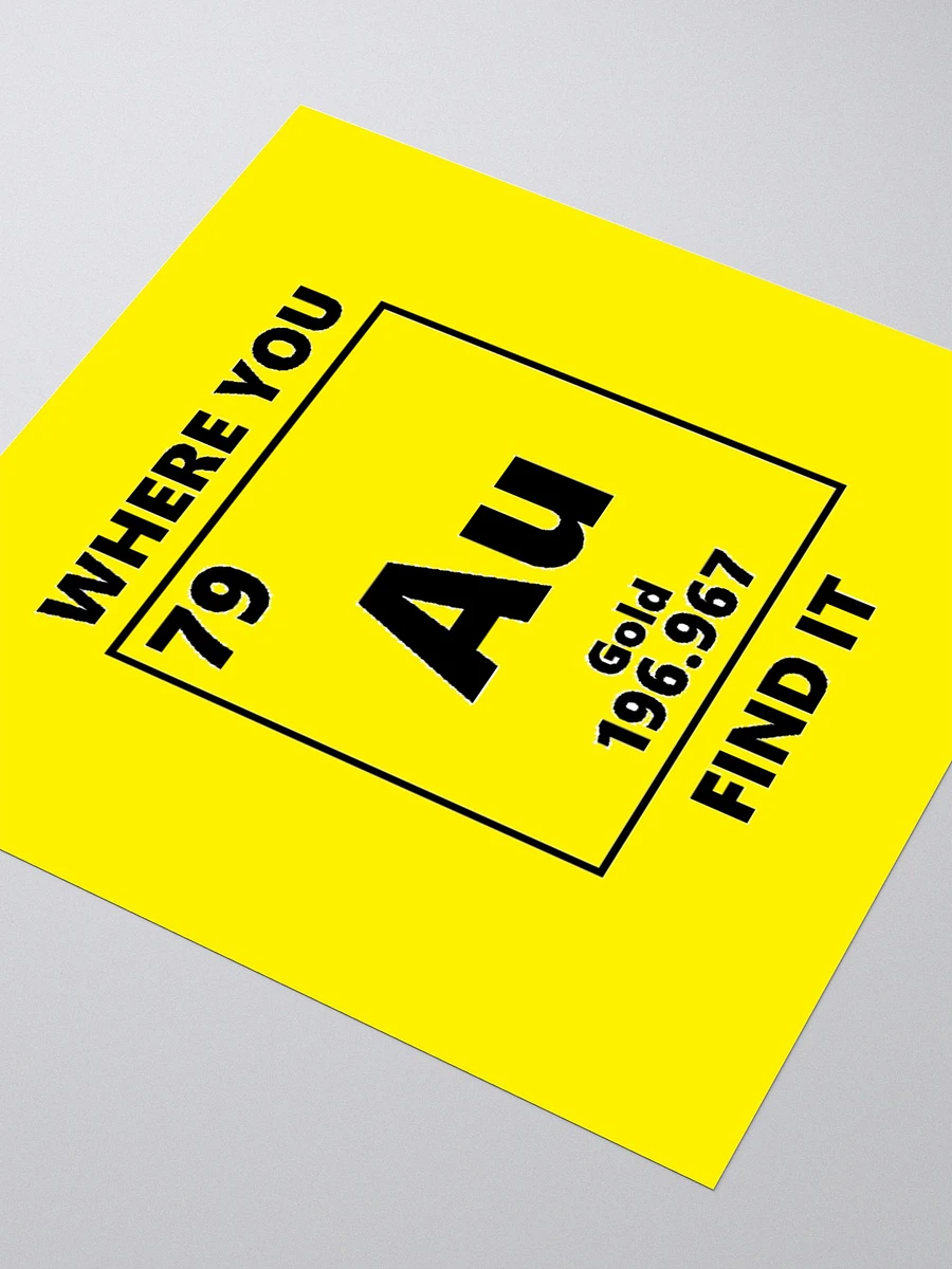 Au is where you find it stickers product image (8)