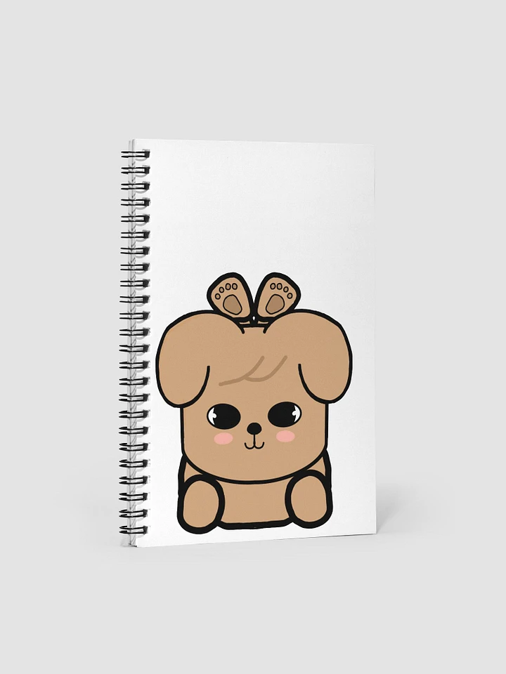 Laid down PuppyM notebook product image (1)