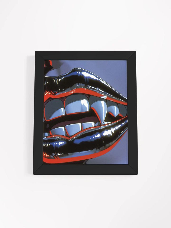 "Kiss that leaves it's mark" Framed Poster product image (7)