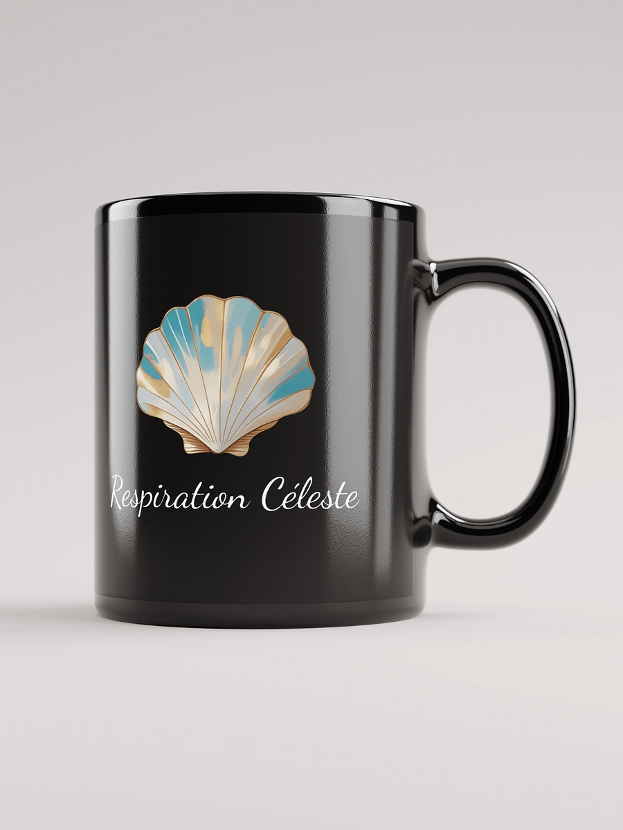 Mug Noir - Respiration Céleste - Idée Cadeau Orignal product image (1)