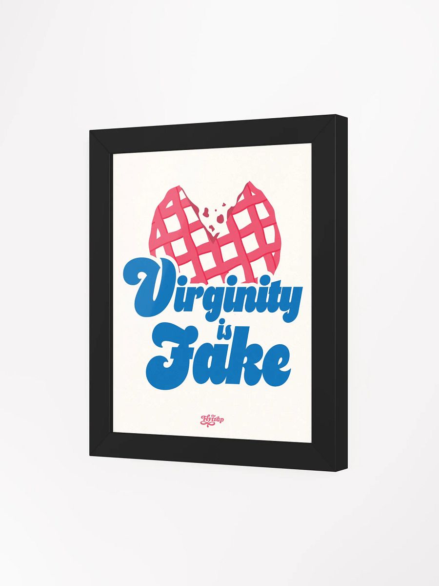 Virginity is Fake 8x10 framed poster product image (7)