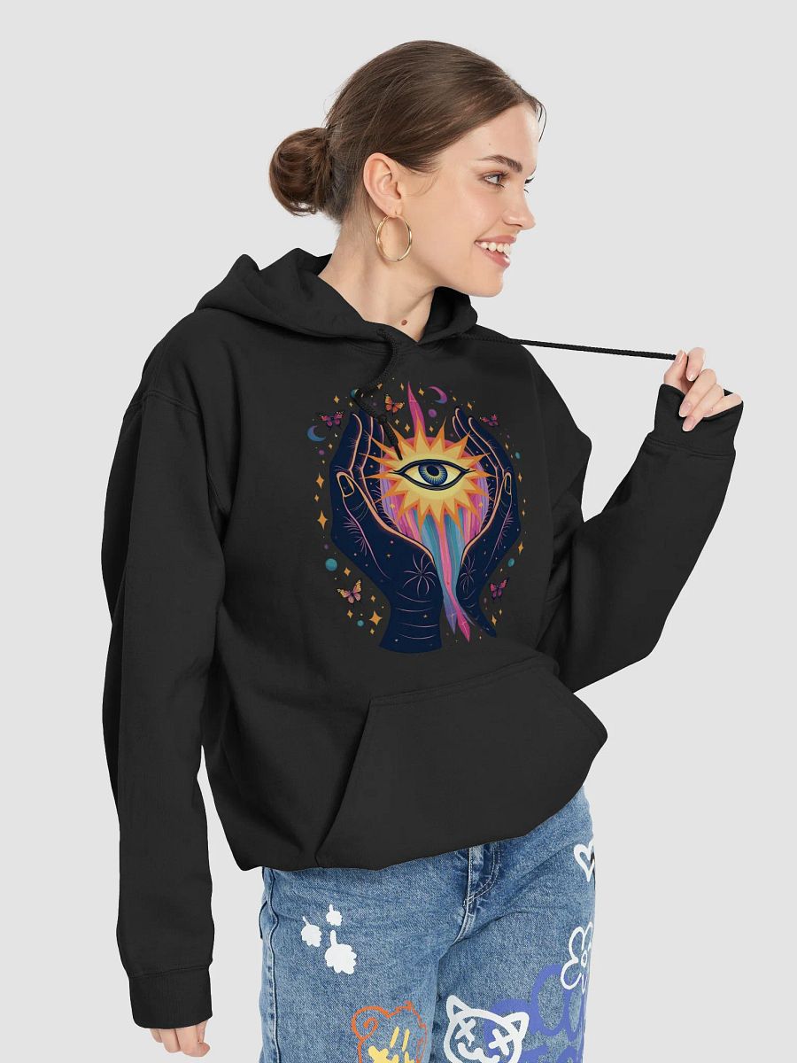Cosmic Hands with Radiant Third Eye and Butterflies product image (7)