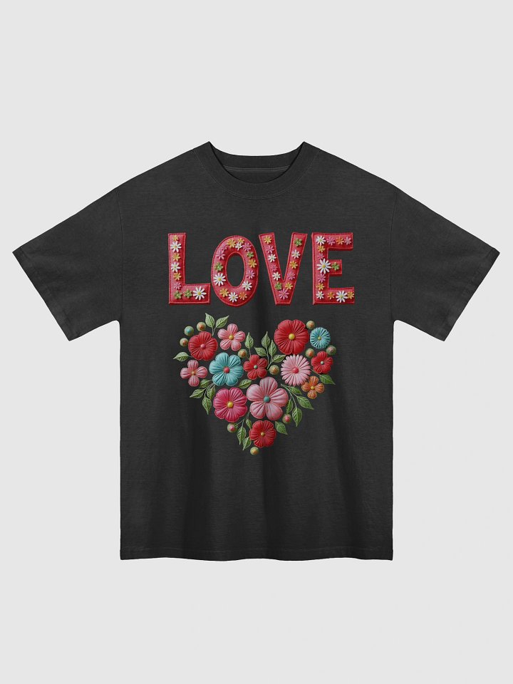 Floral Love Oversized T-Shirt product image (1)