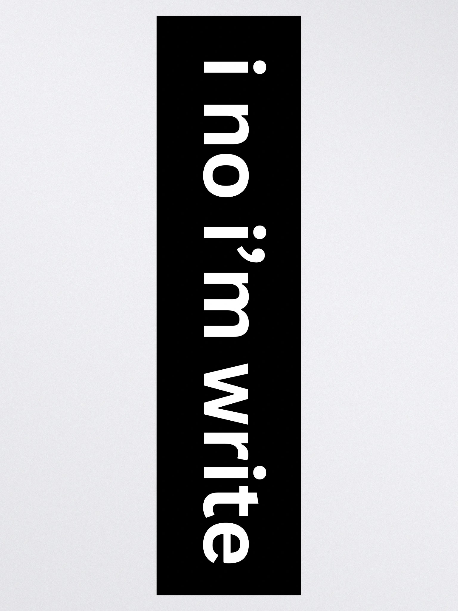 i no i'm write sticker product image (3)