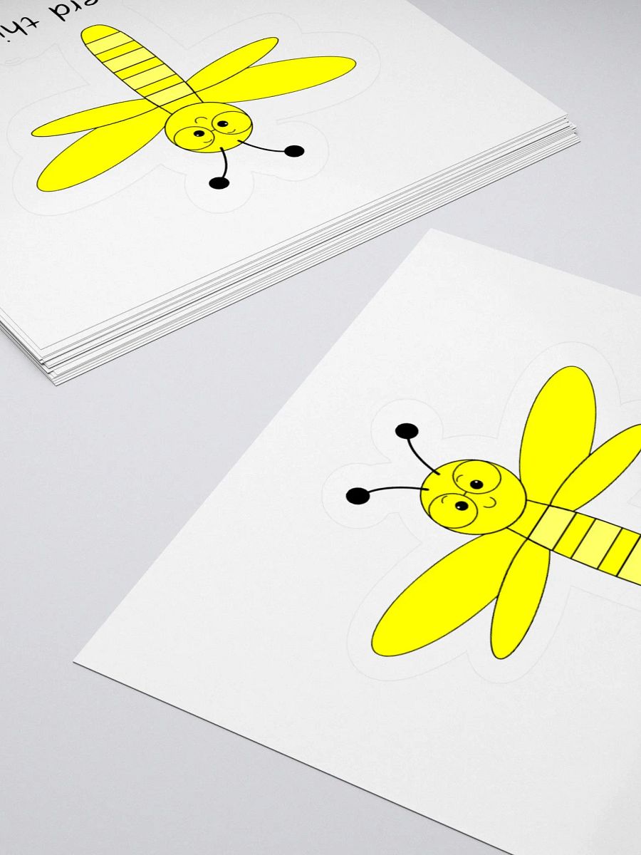 "Ready to Nerd it Out" Dragonfly Kiss Cut Sticker 009 product image (12)
