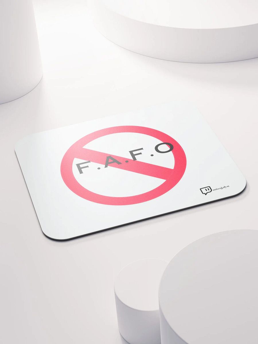 F.A.F.O Mouse Pad w/ logo product image (4)