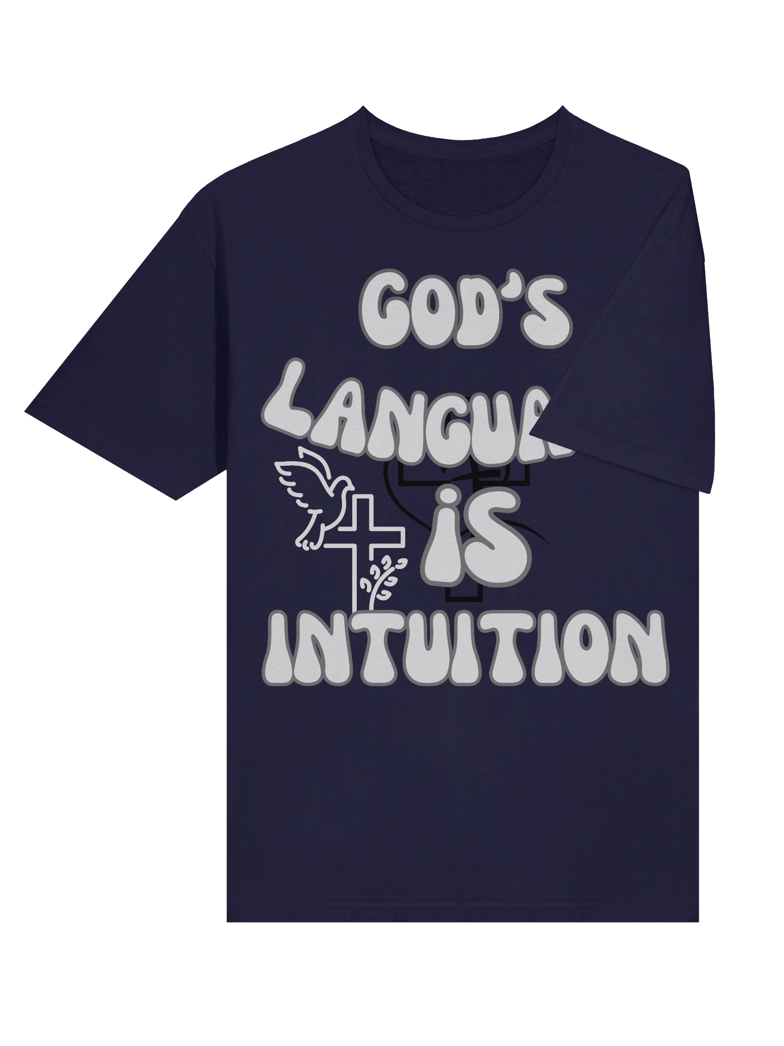 God's Language is Intuition Unisex T-Shirt product image (28)