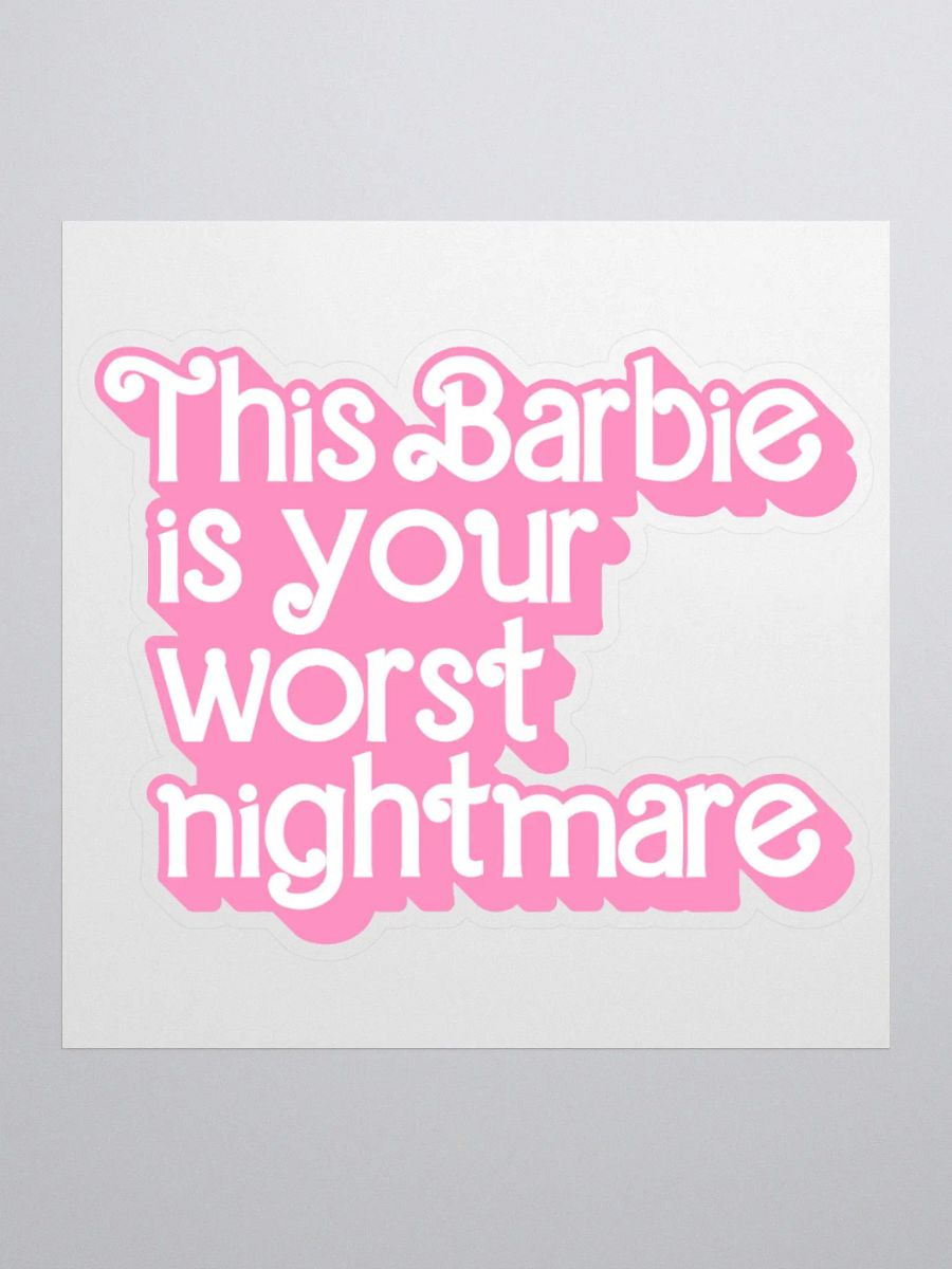 Nightmare Barbie Kiss Cut Stickers product image (1)