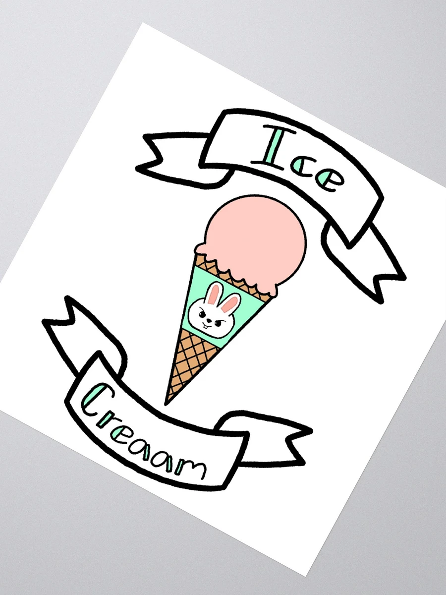 Ice cream Large sticker product image (2)