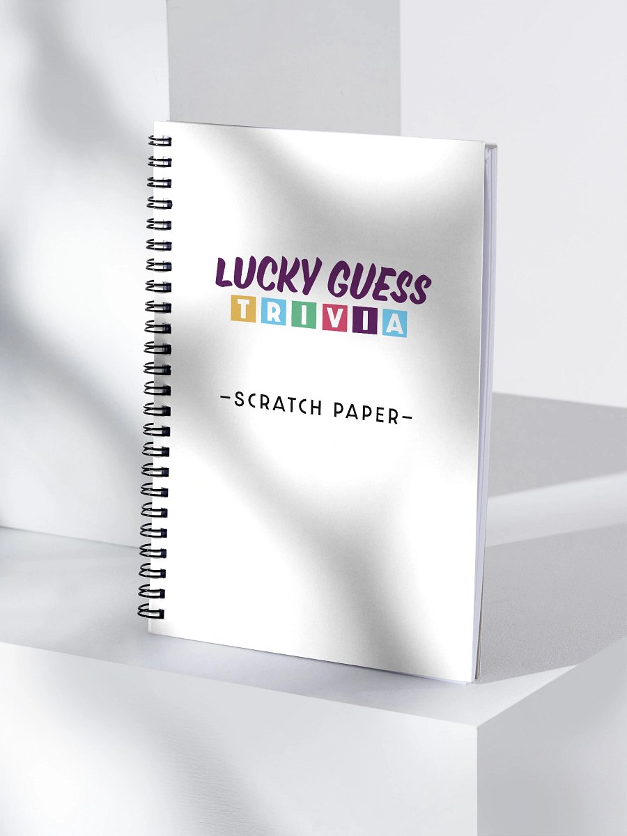Scratch Paper Notebook product image (4)