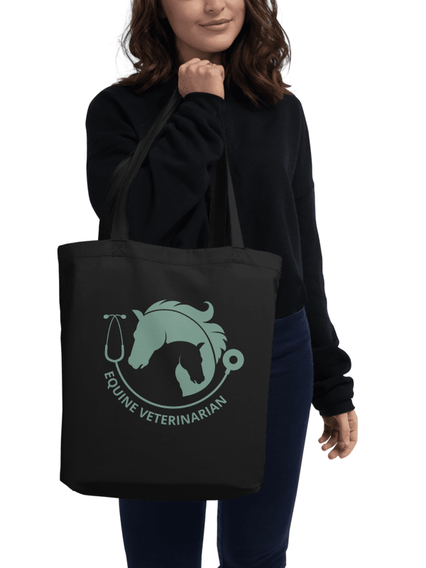 "Equine Veterinarian" black bag (medium size) product image (2)