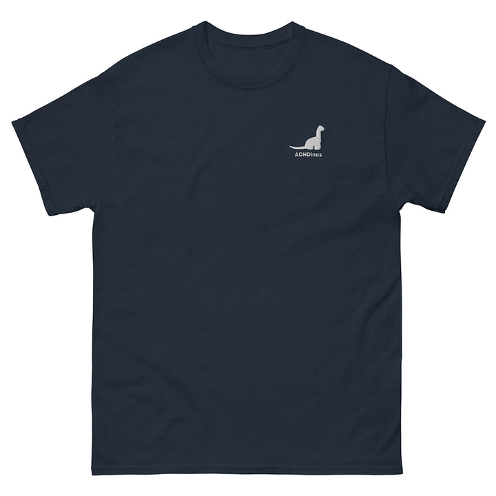 Embroidered ADHDinos Crest - White product image (1)