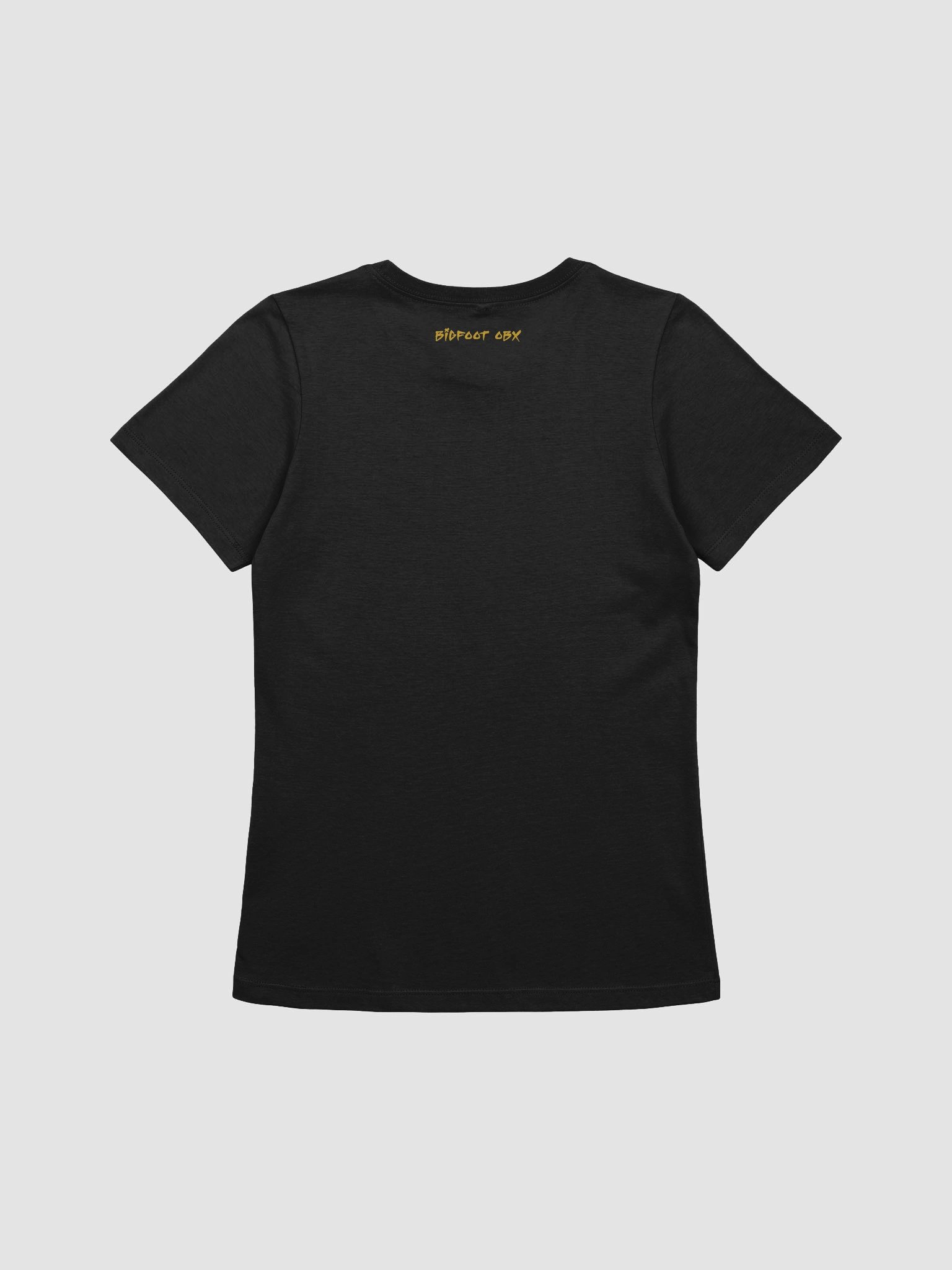 Destination Bigfoot Bronco Bigfoot Logo Bella+Canvas Women's Supersoft Relaxed-fit T-Shirt (Black) product image (2)
