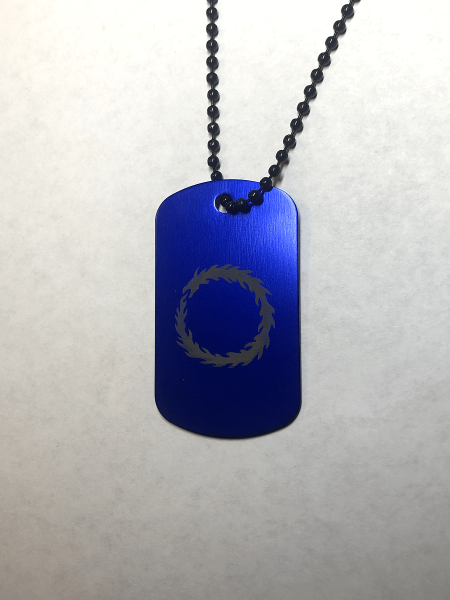 ARCANUM - Engraved Dog Tag Pendant Necklace product image (5)