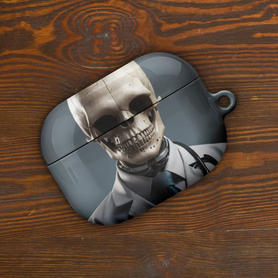 Skull-faced Medic AirPods® Case product image (49)