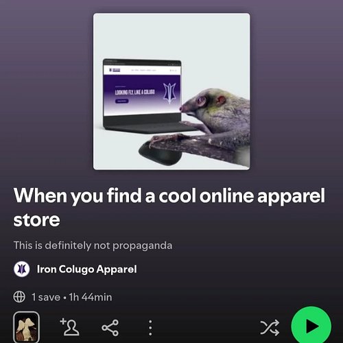 Your new favorite playlist just dropped 🎧🎚️🔥
This is not propaganda, just hoping you'll take a propa ganda at my shop 👀

Play...