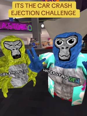 Collab with YT/@TCBLemonGT (I couldn’t find him on TikTok 💔) #carcrashejectionchallenge #daveandbusters #fyp #vr #gtag #gorillatag #quest3 