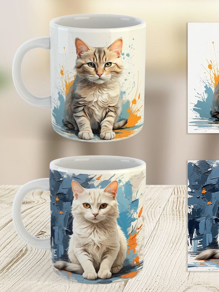 Curious Kitty Cat Mug product image (8)