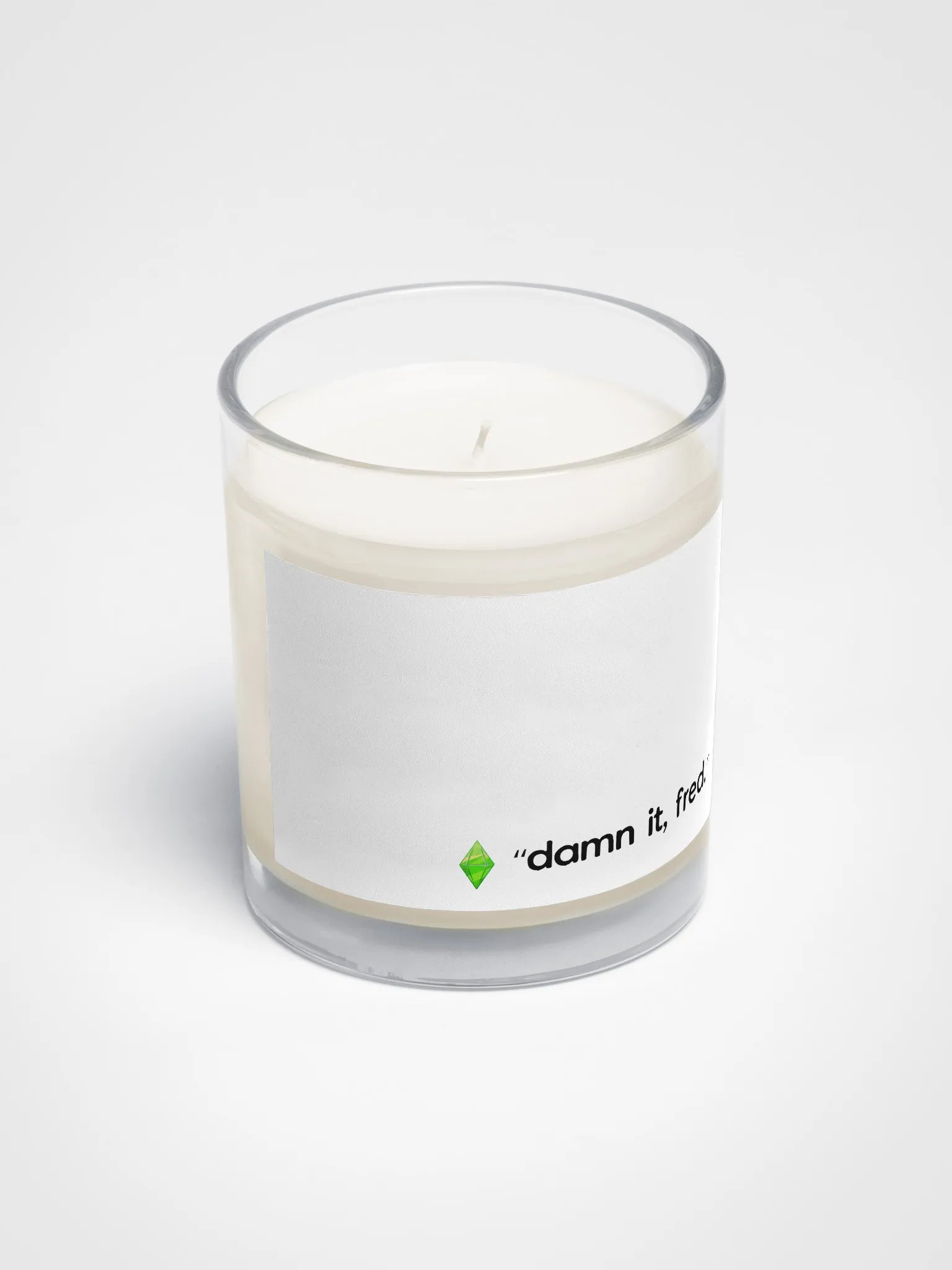 "Damn it, Fred" Candle product image (2)