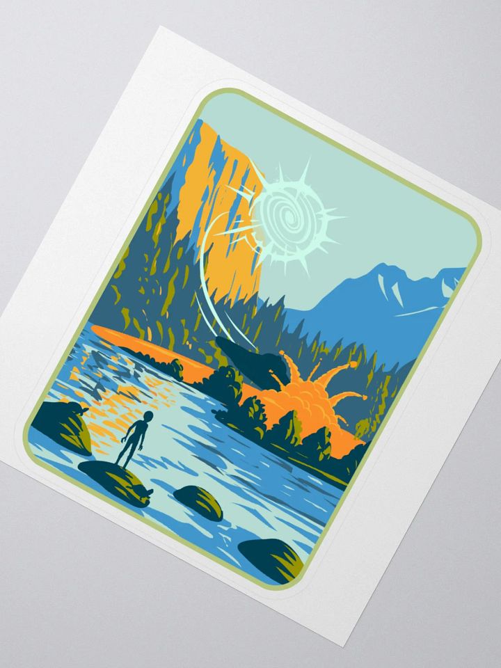 Alien Turtles UFO Crash T-Shirt Kiss Cut Stickers product image (1)