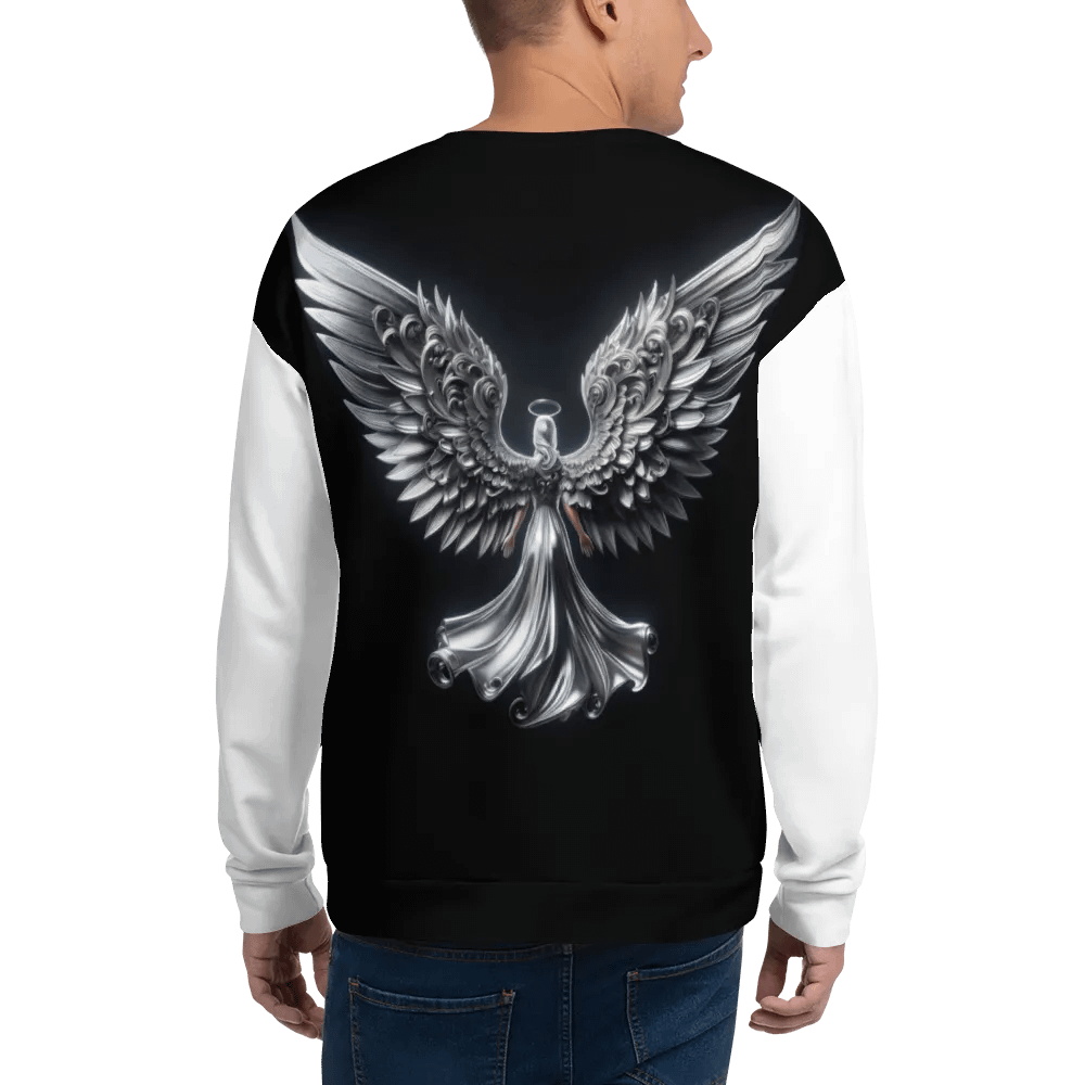 A Silver Angel and Cross - Unisex Sweatshirt #8 product image (4)