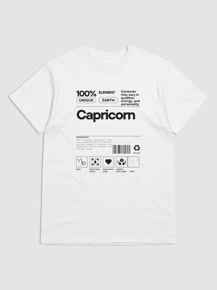 Built to rise. Wired to win. Capricorn T-shirt product image (1)