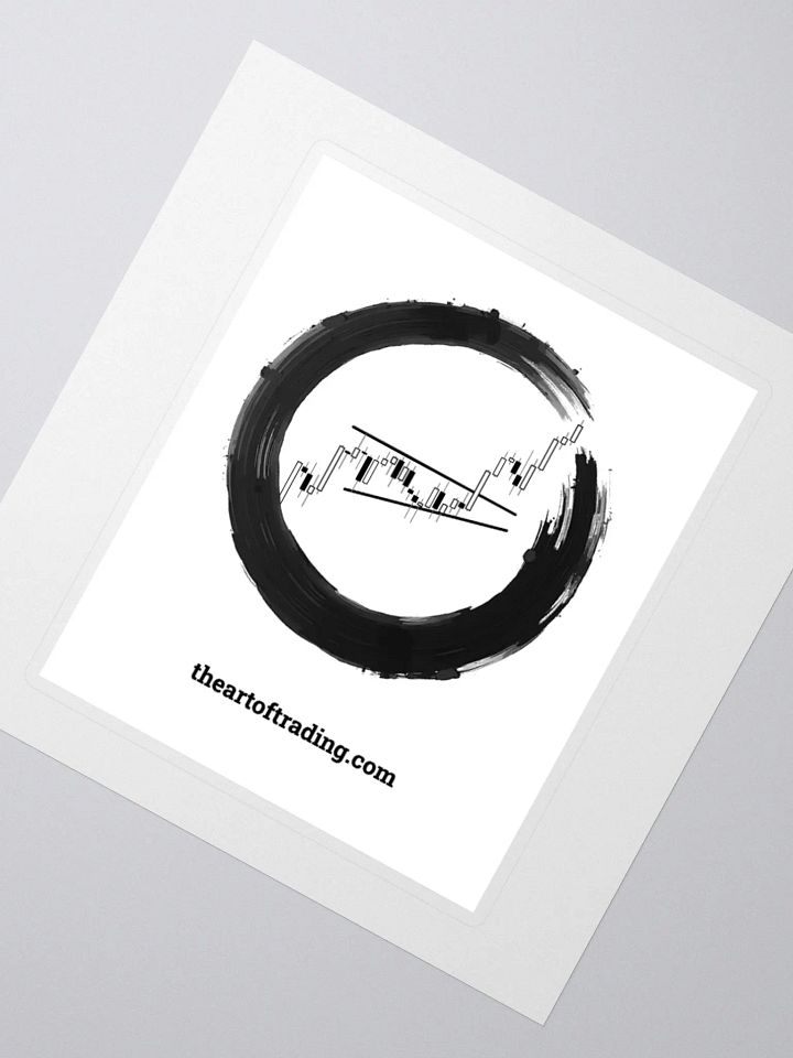 The Art of Trading Sticker (White) product image (5)