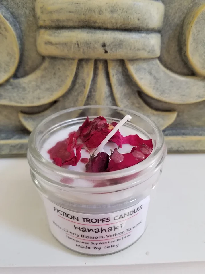 Mini Hanahaki Candle (Fiction Tropes Candles) product image (2)