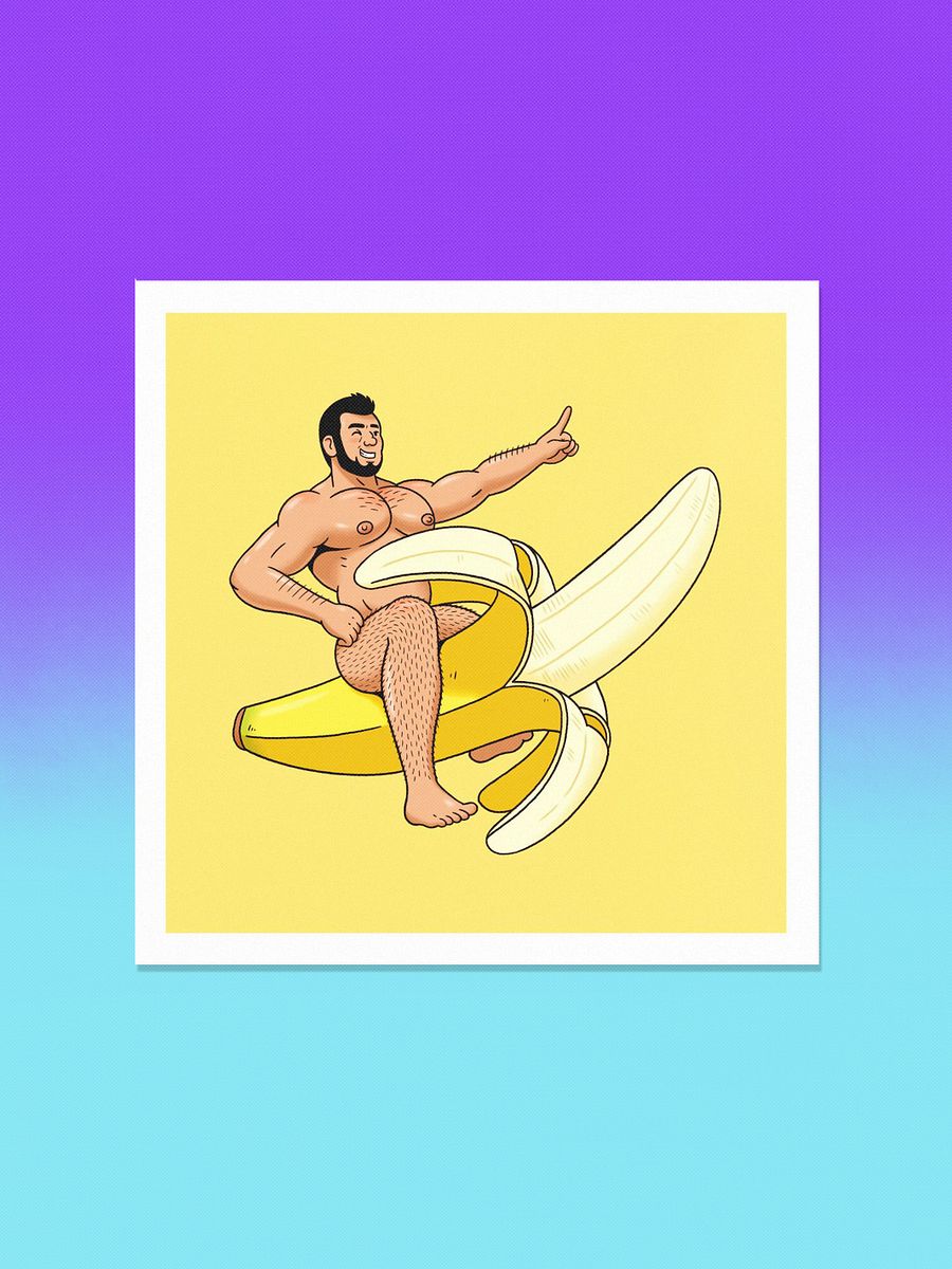 Banana 10x10 Print product image (1)