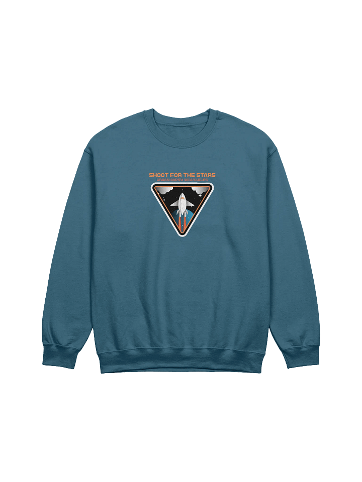 Retro Rocket Launch Crewneck Sweatshirt product image (13)